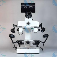 Microscopio Digital Forense de Comparación con Objetivos de Alta Ampliación y Punto Ocular Alto, Modelo QFB-03 con Potencia de 100-240W