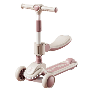Trottinette pour enfants à prix de gros, vente chaude, avec roues lumineuses, mini trottinette à pédales pour bébés - Product Image 1