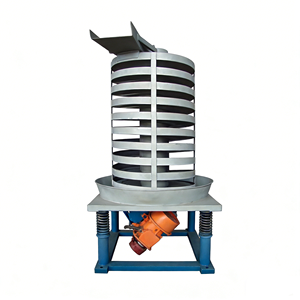 Convoyeur vertical à vibrations à double refroidissement à spirale à haute efficacité, pour le refroidissement et le nettoyage des granulés en lot, industrie, nouveau restaurant - Product Image 1
