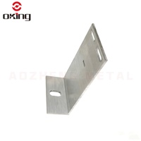 Support de fixation simple en aluminium pour système de bardage de façade, résistant à la rouille