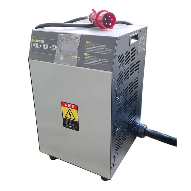 24V 48V 80V 50A-300A DC Industrial Electric Fast Forklift Charger | 380V 3-Phase Input LiFePO4/Lead-Acid Batteries OTP CAN/RS485
