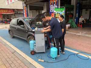 <span class=keywords><strong>2022</strong></span>ยานพาหนะอุปกรณ์ CE <span class=keywords><strong>ใหม่</strong></span>อัตโนมัติ AC รีไซเคิล Recharging ล้างทำความเย็น AC การกู้คืนเครื่อง - Product Image 5