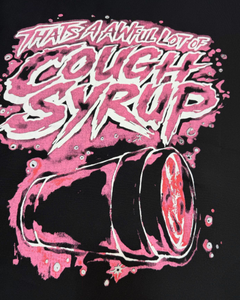 T-shirts pour hommes de qualité supérieure, style streetwear Y2K, 100% coton, avec l'impression 'THAT'S a AWFUL LOT of COUGH SYRUP' - Product Image 6