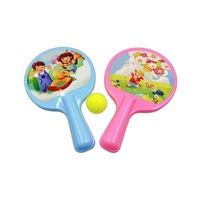 Venta al por mayor de raqueta de tenis de mesa de plástico educativo para niños para la interacción padre-hijo deportes al aire libre juegos competitivos
