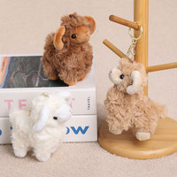 Jouets en peluche en gros : Porte-clés mouton à grandes cornes, Peluches, Jouets en peluche mouton, Porte-clés en peluche chèvre