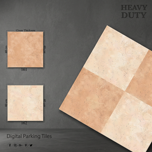 Carreaux de sol en porcelaine émaillée numérique robustes de 400x400mm pour parkings commerciaux, usage extérieur, Inde - Product Image 5