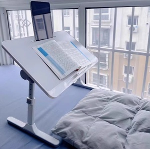 Escritorio Plegable con Altura Ajustable, Mesa de <span class=keywords><strong>Estudio</strong></span> Minimalista <span class=keywords><strong>para</strong></span> Dormitorio con Soporte de Altura Ajustable <span class=keywords><strong>para</strong></span> Estudiantes - Product Image 4