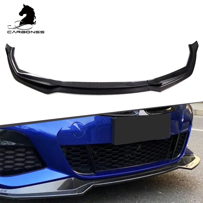 Labbro anteriore stile MP 3 pezzi per BMW serie 3 G20 paraurti BMW 2019-ON labbro paraurti anteriore in fibra di carbonio