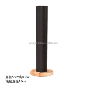 Đồ trang sức cửa sổ trang sức hiển thị đứng lưu trữ hiển thị trường hợp xi lanh màu hồng trắng đen màu xanh lá cây tóc ban nhạc hiển thị đứng cho cửa hàng - Product Image 6