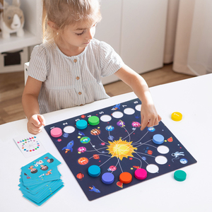 2026 New Multifunctional Digital Learning Kit Matching Cards Learning Teaching Aids Early Childhood Math Puzzle CE CPC EN71 - Product Image 1