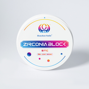 La migliore vendita di ittria blocco di Zirconia dentale, 98mm Super traslucido Zirconia dentale prezzo in bianco - Product Image 1