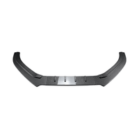 Spoiler avant en ABS noir brillant et motif carbone, modification adaptée à la Volkswagen Polo MK5 6C GTI 2015-2018