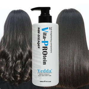 Crema Profesional de <span class=keywords><strong>Alisado</strong></span> Capilar con Keratina Brasileña <span class=keywords><strong>y</strong></span> Colágeno para Reparación del Cabello <span class=keywords><strong>y</strong></span> Tratamiento Brillante - Product Image 4