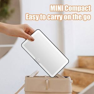 Wholesale Car Interior <b>Mirrors</b> Visor Plate <b>LED</b> HD Touch Screen <b>Makeup</b> <b>Mirror</b> Rechargeable Type-C Charging Portable Universal - Product Image 6