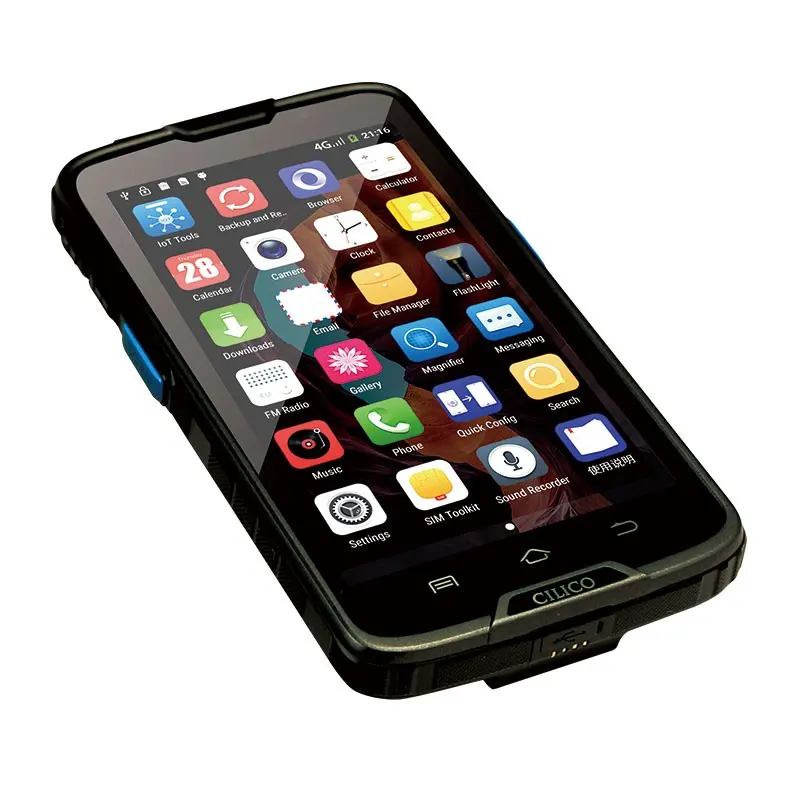Android 7.1 os 5 "Touchscreen Handheld-PDA-Barcode-Scanner mit 4g, WLAN, Kamera