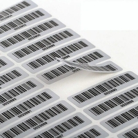 Étiquettes autocollantes en papier pour N 3DS LL XL, étiquettes imprimables, code-barres, étiquette de sécurité