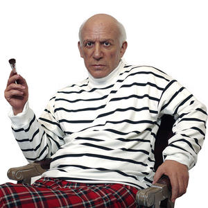 カスタマイズされた世界的に有名なアーティスト画家樹脂工芸品等身大ワックスフィギュア美術館ディスプレイ収集品 - Product Image 3