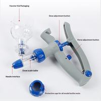 Jeringa Veterinaria Manual Antideslizante de 1ml, 2ml, 5ml, 10ml con Dosis Ajustable y Múltiples Especificaciones para Ganado y Aves de Corral