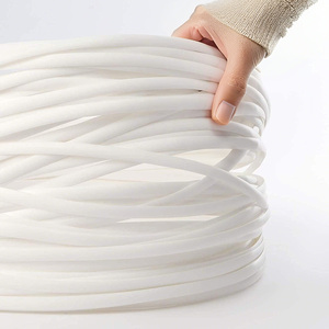 Leisure Touch Rattan-Imitat Synthetisches Kunststoff-Rattan Weißes Flaches PP PE Rattan-Material zum Möbelweben - Product Image 1