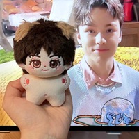 Poupée en coton personnalisée de 10cm en peluche jeu film dessin animé livre votre personnage de conception en peluche porte-clés pendentif poupées à main Kpop