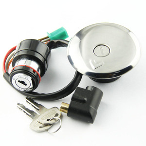 Moto Coperchio Del Serbatoio Del Carburante Serratura Del Tappo Con Interruttore di Blocco di Accensione PER Suzuki GN125 - Product Image 1