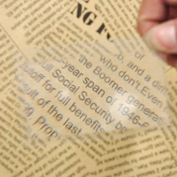 85X55mm Card Magnifier