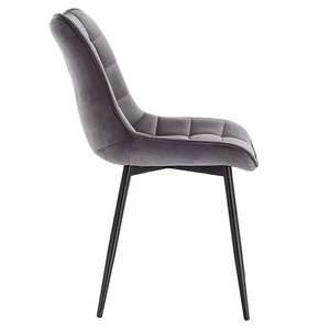 <b>Cheap</b> Wholesale Modern Hotel Fabric Dinning Velvet Metal Legs Restaurant <b>Dining</b> <b>Chairs</b> - Product Image 6