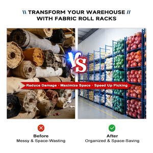TER Heavy Duty Corrosion Resistant Removable Mild Steel Textile Rack Logistics Multi Level Rigid Square Tube <strong>Folding</strong> <strong>Shelving</strong> - Product Image 4