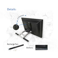 Tablette graphique professionnelle Inspiroy H1080P avec stylet, écran noir 16:9, interface USB, état neuf, pour les entreprises chinoises