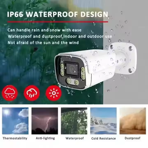 Caméra IP Bullet POE 4K 5MP couleur HD avec microphone extérieur, audio bidirectionnel, vision nocturne IR-CUT, étanche IP66, grand angle, Cloud - Product Image 5