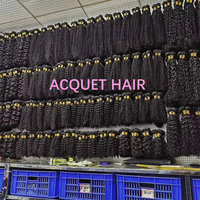 Extensions de cheveux humains vierges bruts de 40 pouces, ondulés cambodgiens et birmans, non traités, cheveux vietnamiens, donneur unique, double épaisseur, pointes épaisses
