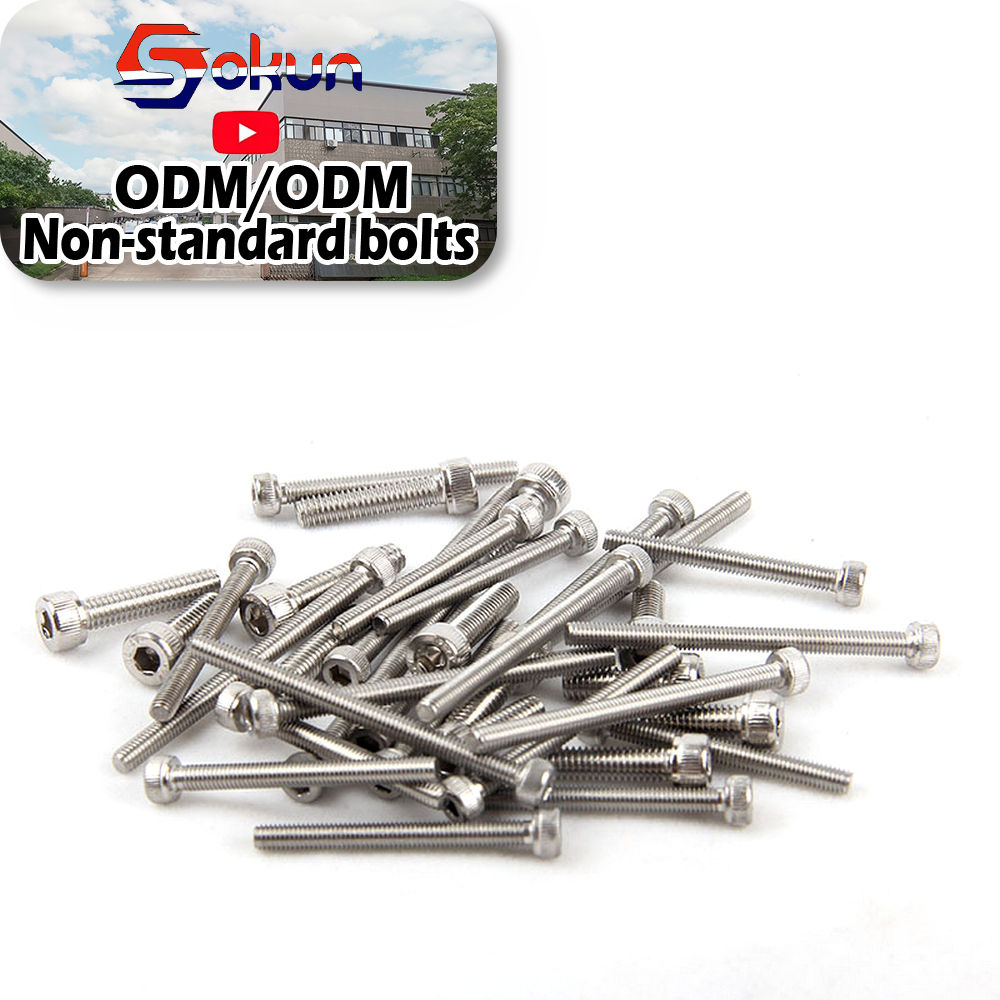 Black White Zinc Plated Hex Socket Head Allen Bolt DIN 912