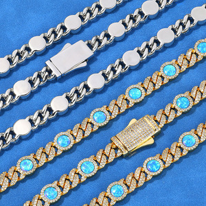 Bijoux Hip Hop personnalisés en Or 18K et Argent 925, avec Moissanite VVS Multicolore à Effet Prisme, Certifiés GRA, Arc-en-ciel, Passant la test de pureté - Product Image 6