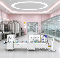 Machine de remplissage industrielle à piston pour la production de crèmes cosmétiques, lotions, liquides et le remplissage de bouteilles