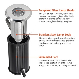 Lumière de jardin, projecteur <span class=keywords><strong>LED</strong></span>, IP68, <span class=keywords><strong>12V</strong></span>, lumière souterraine - Product Image 6