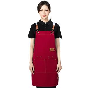 Delantales rosas para mujer, delantal de barista, delantal Baby Bi B - Product Image 5