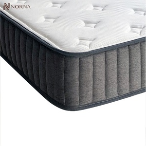 OEM 10 inç hibrid ortopedik cep yaylı şilte kral kraliçe çift boyutu haddelenmiş yanmaz yatak sağlıklı yatak şiltesi - Product Image 1