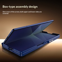 Étui de protection magnétique pliable pour Z Fold7 W26, avec anneau intégré, résistant aux chutes, pour PC professionnel