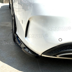 ดิฟฟิวเซอร์กันชนหลังรถยนต์พร้อมสปลิตเตอร์ข้าง สำหรับ Mercedes Benz C Class W205 C180 C200 C260 C43 AMG ปี 2015-2021 ชุดแต่งตัวถังรถยนต์ - Product Image 4