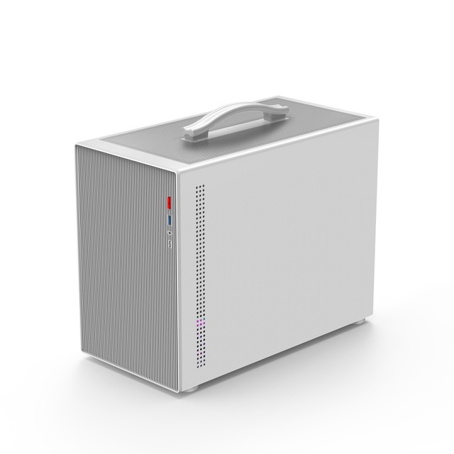 Wholesale Mid Tower Desktop Micro ATX Gaming Computer Case with Metal 0.7mm Portable PC Case Desk PC Cabinet Cases