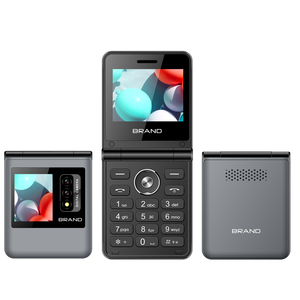 Telefono Cellulare Flip 2G con Doppio Schermo da 2.4/1.77 Pollici, Dual SIM, GSM, <span class=keywords><strong>Mini</strong></span> Cellulare, Vendita all'Ingrosso dalla Fabbrica - Product Image 1