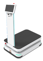 Robot mobile autonome de 150 kg de capacité, robot logistique d'entrepôt AGV AMR avec levage de 5 cm et évitement d'obstacles