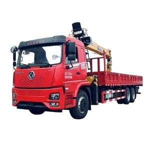 Grue montée sur camion Dongfeng 6x4 robuste, grue à flèche longue Xugong de 12 tonnes pour les travaux urbains et ruraux - Product Image 1