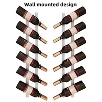 Support mural métallique multicouche personnalisé pour cave à vin, présentoir pour bière, boissons, verres et bouteilles de vin rouge, étagère de rangement