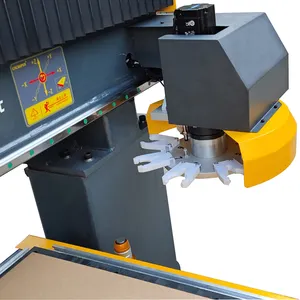 Servocontrolador de eje automático de alta precisión, máquina de grabado de madera, mesa al vacío, publicidad, enrutador Cnc, 9,6 kW, Atc, Italia