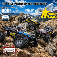 Voiture RC tout-terrain RGT 18000 1/10 haute performance 4x4 2.4G 4 canaux étanche sans balais en métal et résine avec chargeur