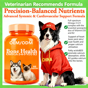 Cápsulas de Aceite de Pescado OMEGA-3 6 9 VD3 K2 Más Vendidas para Perros y Gatos - Favorece la Salud de Huesos, Cerebro, Inmunidad, Piel y Pelaje, Salud Rápida - Product Image 2