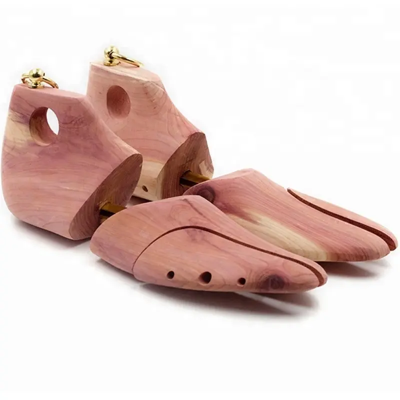 LM022高芳香性木製ブーツツリー杉調節可能な靴の木卸売