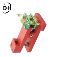 Fila única de 2,54 Mm 3P 4P 5P 6P 7P 8P 9P 10P PCB Clip abrazadera accesorio sonda Pogo Pin descarga programa quemar precio competitivo
