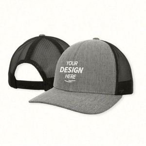 Gorra de malla trucker lisa de marca personalizada, gorra de béisbol de moda, telas de lona, rizo y terciopelo para ciclismo al aire libre y estilo hip hop - Product Image 1